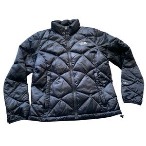 THE NORTH FACE Aconcagua black PUFFER 550 DOWN COAT JACKET sz L
